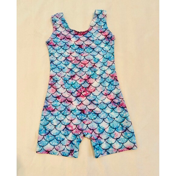 Gymnastics Leotard Size 4 Mermaid Dance Unitard - Picture 1 of 4